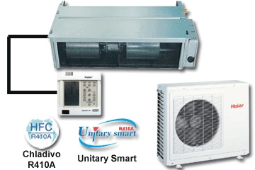 Klimatizační zařízení pro napojení na VZT potrubí UnitarySmart - doprava zdarma