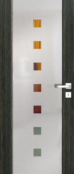 Vasco Doors Ventura SATINATO čtverce - rámové dveře