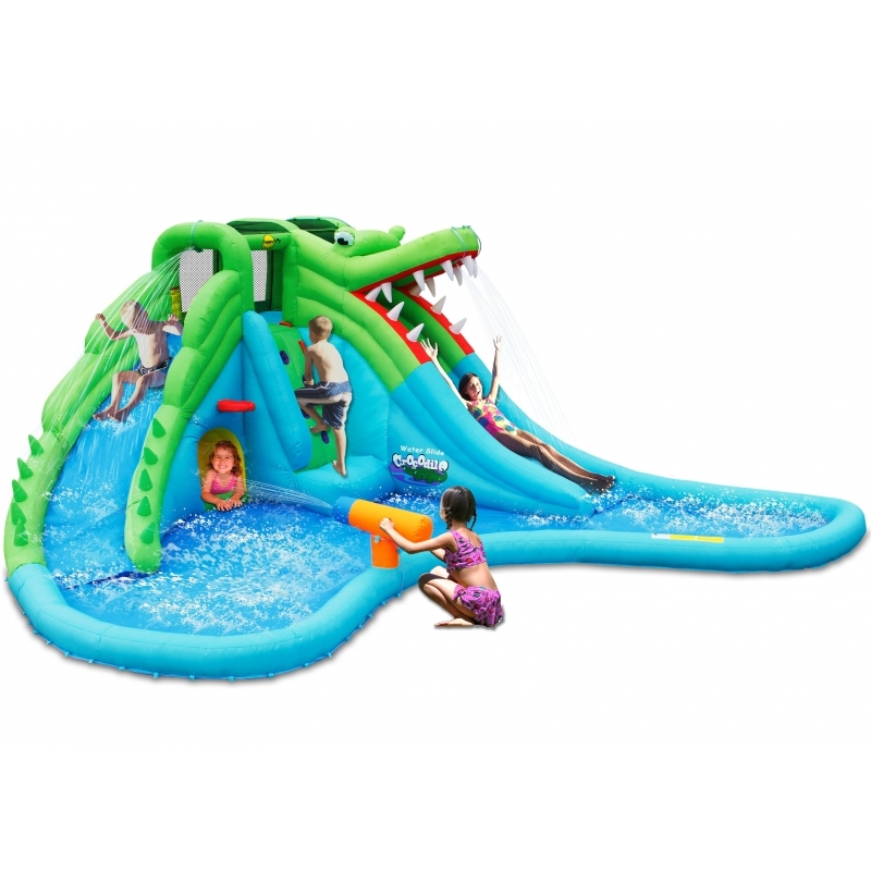 Happy Hop Velký vodní aqua park Krokodýl s velkým bazénem - doprava zdarma