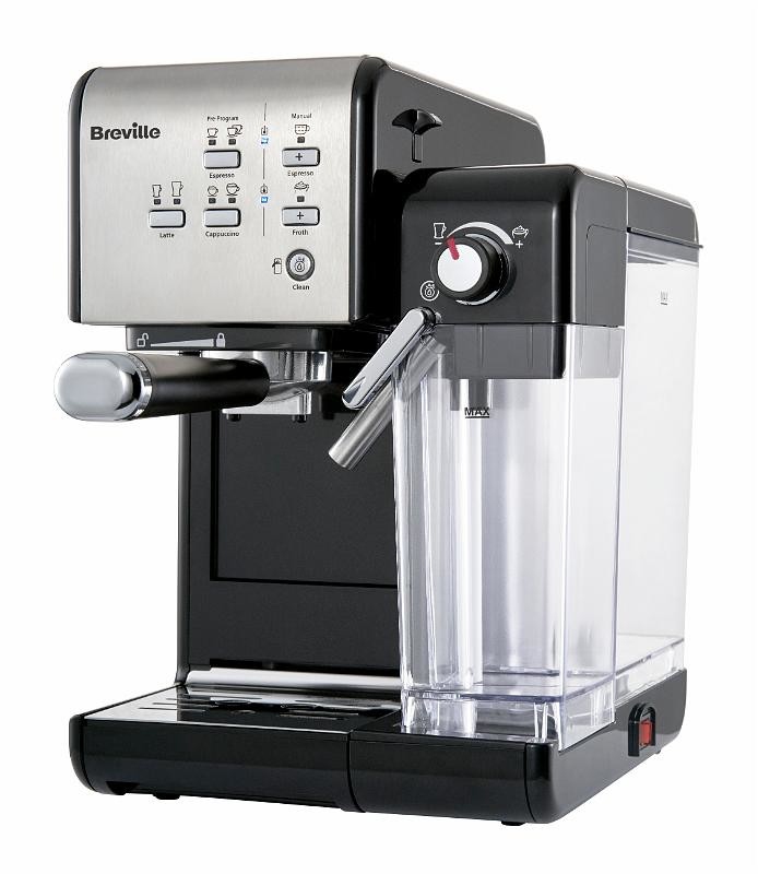 Kávovar Breville Prima Latte II 19 bar stříbrný VCF108X - doprava zdarma