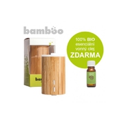 Bamboo ultrasonický aroma difuzér HANSCRAFT+ 100% BIO esenciální vonný olej ZDARMA