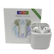 TWS i18S AirPods Bezdrátová sluchátka s dokovací stanicí Bluetooth 5.0.